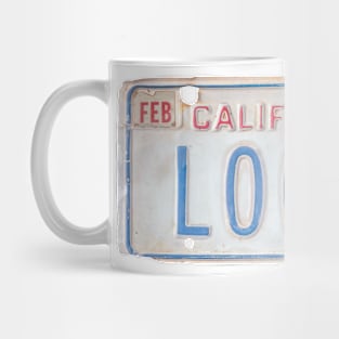 California Local License Plate Mug